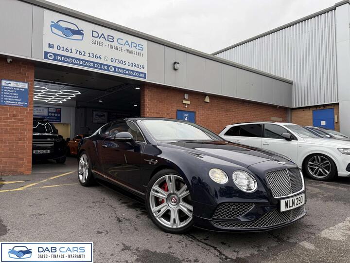 Bentley CONTINENTAL 4.0 V8 GT S Auto 4WD Euro 6 2dr