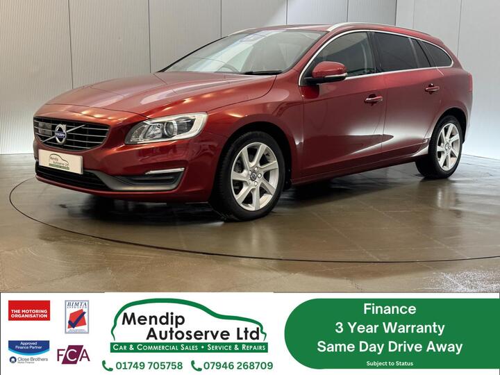 Volvo V60 2.0 T4 SE Lux Nav Estate 5dr Petrol Auto Euro 6 (s/s) (190 Ps)