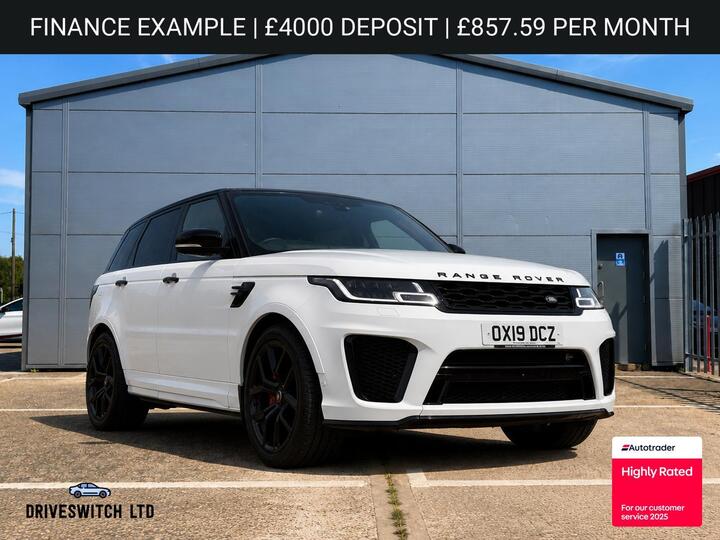 Land Rover Range Rover Sport 5.0 P575 V8 SVR Auto 4WD Euro 6 (s/s) 5dr