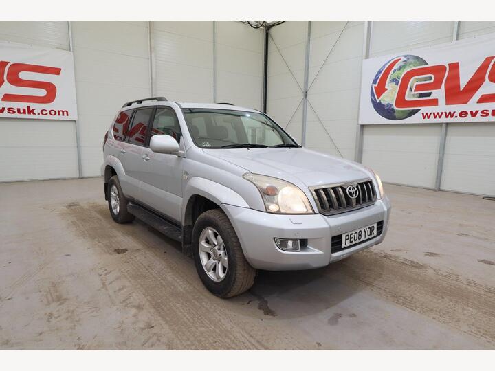 Toyota Land Cruiser 3.0 D-4D Invincible Auto 2008(08 Plate)  4x4 / Vans / Cars  2,850kg  3.0L