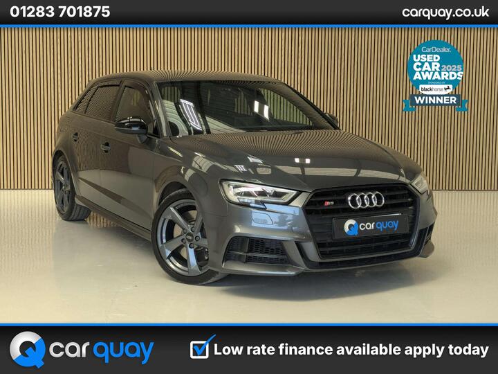 Audi A3 2.0 TFSI Black Edition Sportback S Tronic Quattro Euro 6 (s/s) 5dr