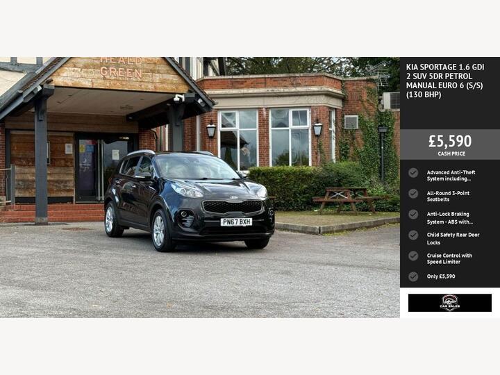 Kia SPORTAGE 1.6 GDi 2 Euro 6 (s/s) 5dr