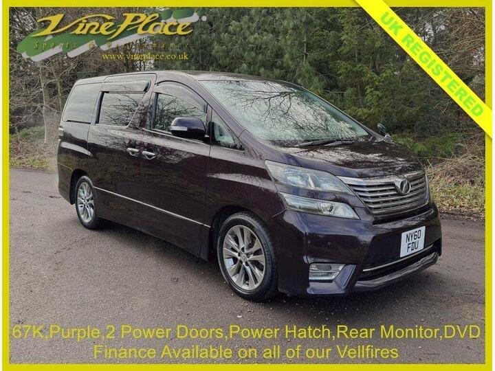 Toyota VELLFIRE 2.4Z Platinum Selection 2,Auto,7 Seats.ULEZ. + FINANCE AT Www.vineplace.co.