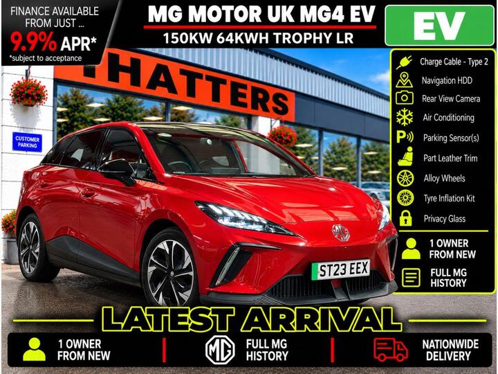 MG MG4 64kWh Trophy Long Range Auto 5dr