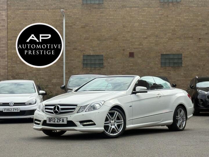 Mercedes-Benz E Class 1.8 E200 BlueEfficiency Sport Cabriolet G-Tronic+ Euro 5 (s/s) 2dr