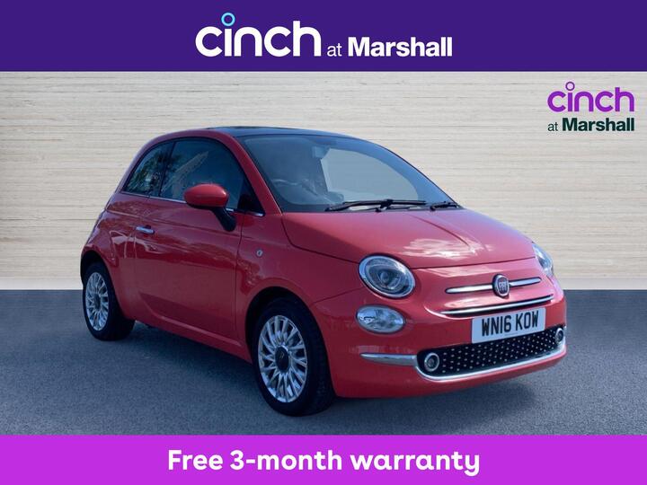 Fiat 500 1.2 Lounge Euro 6 (s/s) 3dr