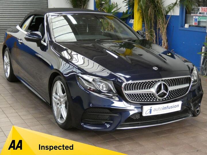Mercedes-Benz E CLASS 2.0 E300 AMG Line (Premium Plus) Cabriolet G-Tronic+ Euro 6 (s/s) 2dr Mercedes-Benz E CLASS 2.0 E300 AMG Line (Premium Plus) Cabriolet G-Tronic+ Euro 6 (s/s) 2dr