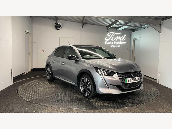 Peugeot E-208 ELECTRIC HATCHBACK 50kWh GT Premium Auto 5dr Peugeot E-208 ELECTRIC HATCHBACK 50kWh GT Premium Auto 5dr
