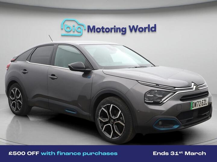Citroen E-C4 50kWh Shine Plus Auto 5dr (7.4kW Charger)