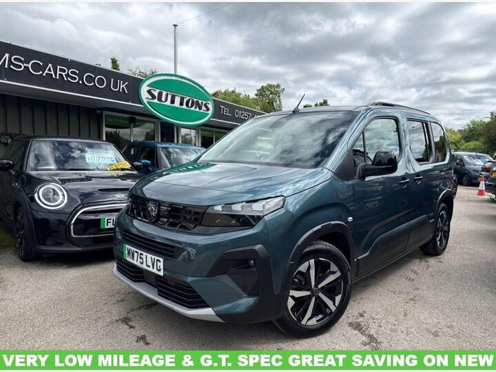 Peugeot E-Rifter 52kWh GT Standard MPV Auto 5dr (7.4kW Charger)