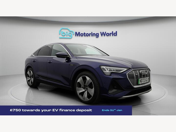Audi E-tron 55 S Line Sportback Auto Quattro 5dr 95kWh (11kW Charger)