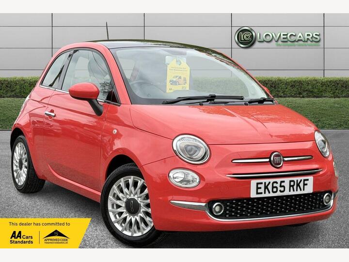 Fiat 500 1.2 Lounge Euro 6 (s/s) 3dr