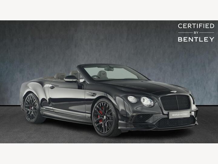 Bentley CONTINENTAL 6.0 W12 GTC Supersports Auto 4WD Euro 6 2dr Bentley CONTINENTAL 6.0 W12 GTC Supersports Auto 4WD Euro 6 2dr