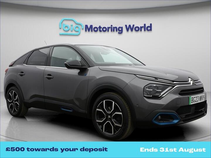 Citroen E-C4 50kWh Shine Plus Auto 5dr (7.4kW Charger)