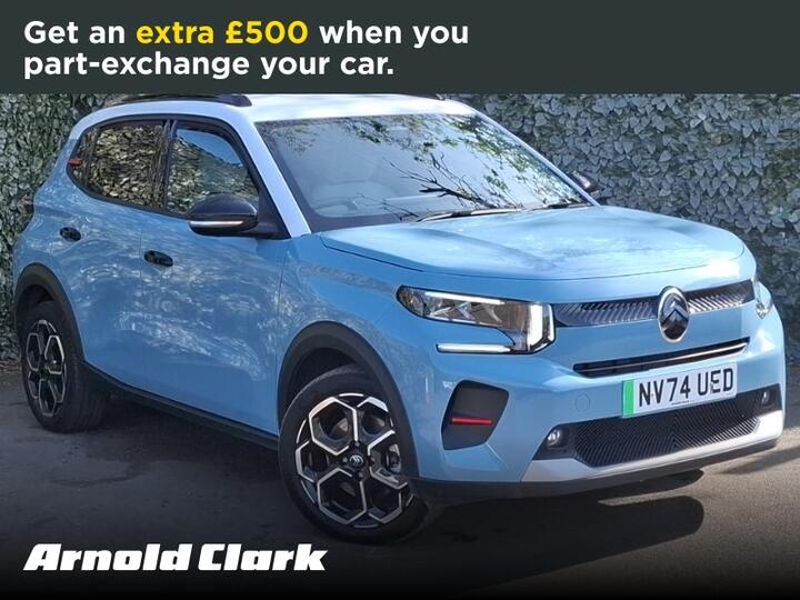 Citroen E-C3 Standard Range 44kWh MAX Auto 5dr (7.4kW Charger)