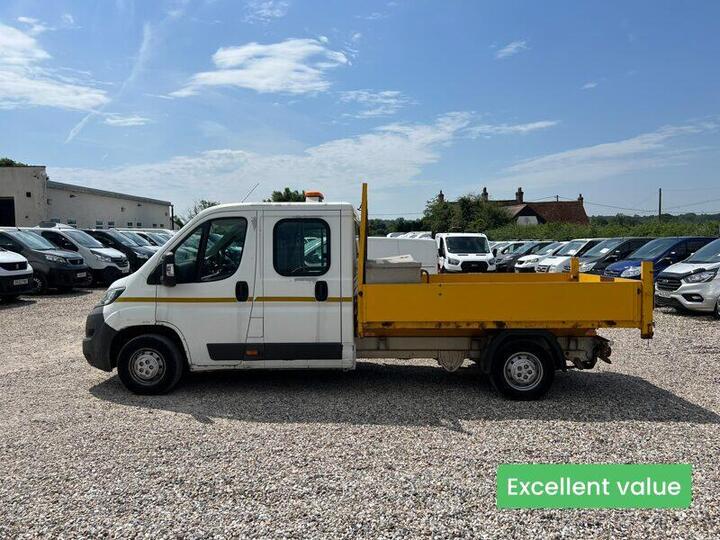 Peugeot Boxer Tipper LWB L3 7 Seater Bluetooth Tow Bar EURO 6 NO VAT