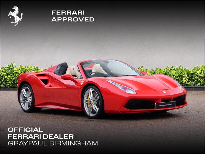 Ferrari 488 3.9T V8 Spider F1 DCT Euro 6 (s/s) 2dr