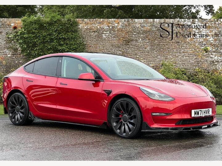Tesla Model 3 (Dual Motor) Performance Auto 4WDE 4dr (Performance Upgrade)