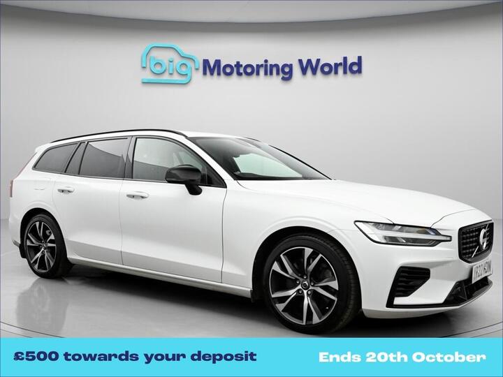 Volvo V60 2.0h T6 Recharge 18.8kWh R-Design Auto AWD Euro 6 (s/s) 5dr