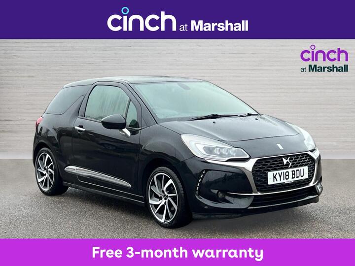 DS AUTOMOBILES DS 3 1.2 PureTech Black Lezard Euro 6 (s/s) 3dr