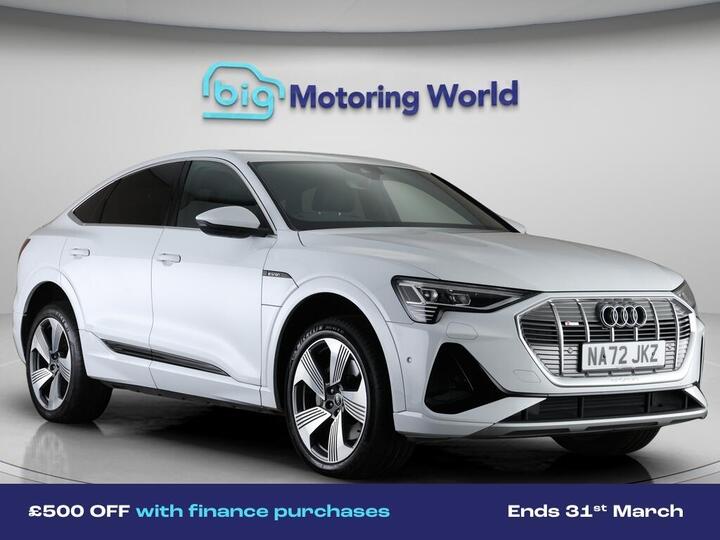 Audi E-tron 55 S Line Sportback Auto Quattro 5dr 95kWh (11kW Charger)