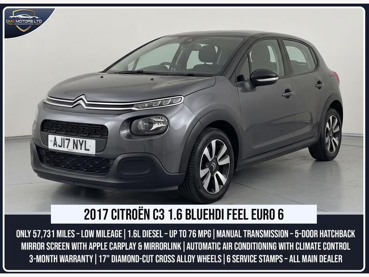 Citroen C3 1.6 BlueHDi Feel Euro 6 (s/s) 5dr