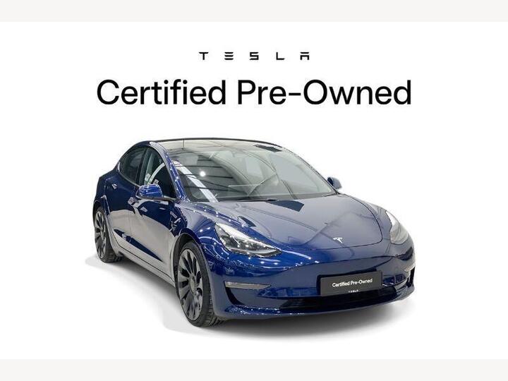 Tesla Model 3 (Dual Motor) Performance Auto 4WDE 4dr (Performance Upgrade)