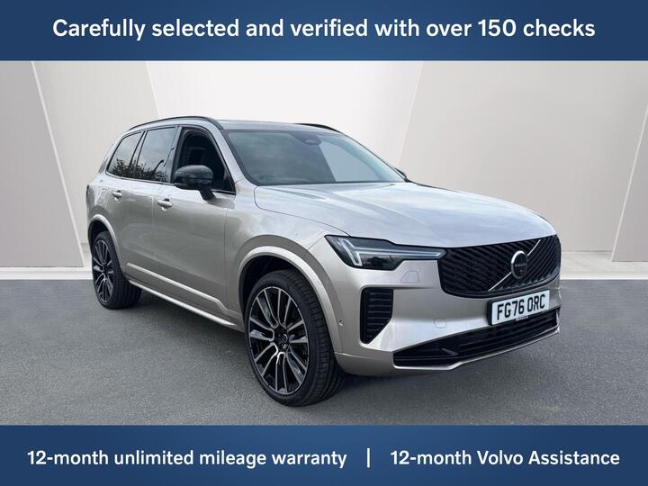 Volvo XC90 2.0 T8 18.8kWh Ultra Dark Auto 4WD Euro 6 (s/s) 5dr