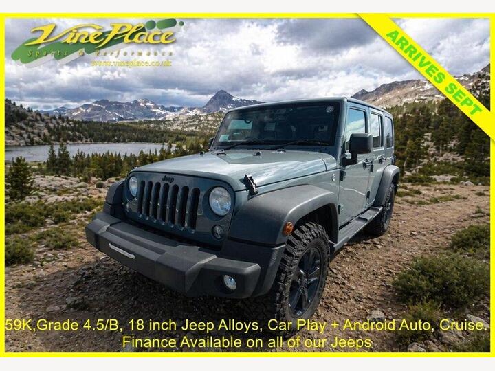 Jeep WRANGLER 3.6 Wrangler Sports Unlimited, 4WD, Auto, 59K Miles + FINANCE AT Www.vinepl
