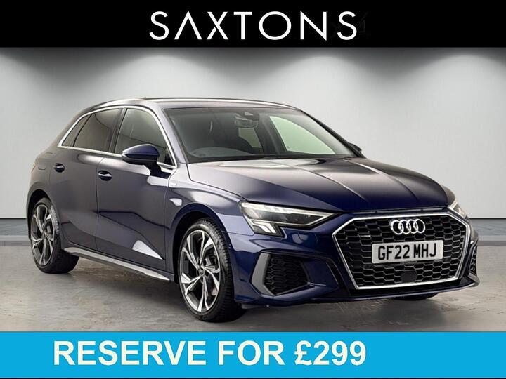 Audi A3 2.0 TFSI 40 S Line Sportback S Tronic Quattro Euro 6 (s/s) 5dr