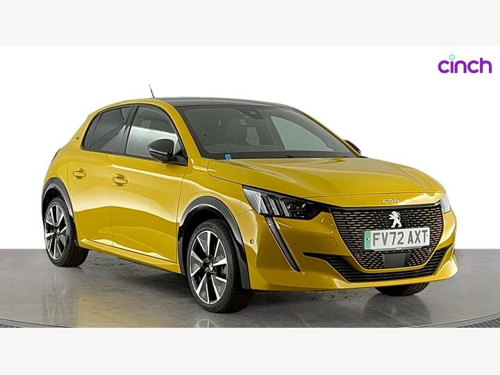 Peugeot E-208 50kWh GT Auto 5dr (7kW Charger)