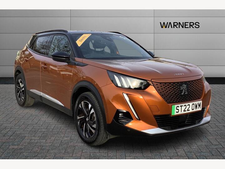 Peugeot 2008 50kWh GT Auto 5dr (7kW Charger) Peugeot 2008 50kWh GT Auto 5dr (7kW Charger)