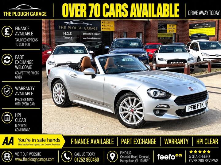 Fiat 124 Spider 1.4 MultiAir Lusso Euro 6 2dr