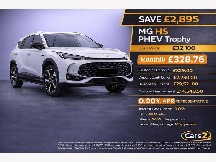 MG MG HS 1.5 T-GDI 24.7kWh Trophy Auto Euro 6 (s/s) 5dr