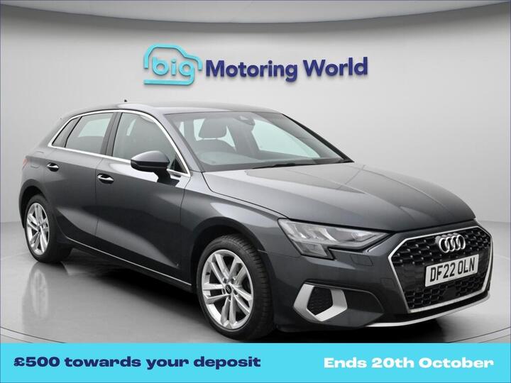 Audi A3 1.4 TFSIe 40 Sport Sportback S Tronic Euro 6 (s/s) 5dr 13kWh