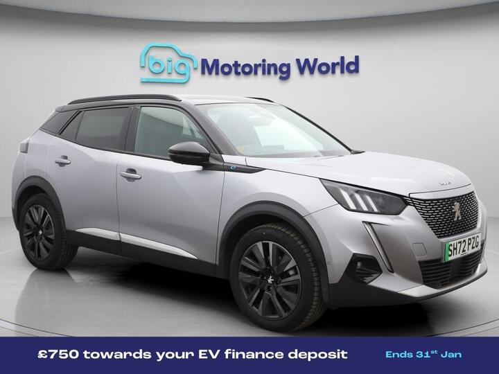 Peugeot E-2008 50kWh GT Premium Auto 5dr (7kW Charger)