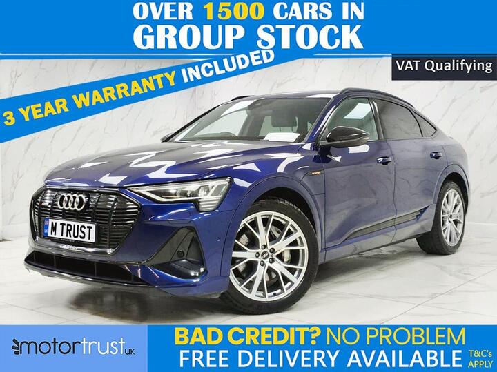 Audi E-TRON 50 Black Edition Sportback Auto Quattro 5dr 71.2kWh (11kW Charger)