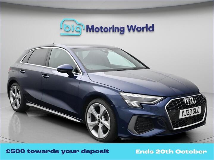 Audi A3 1.0 TFSI 30 S Line Sportback Euro 6 (s/s) 5dr
