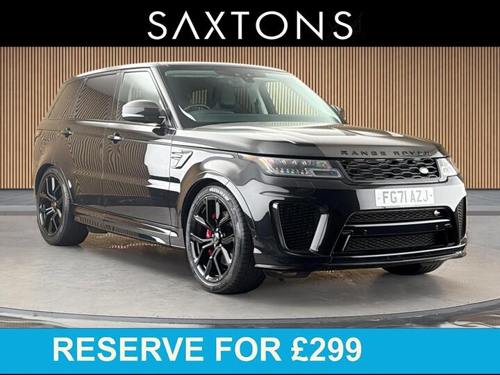 Land Rover Range Rover Sport 5.0 P575 V8 SVR Carbon Edition Auto 4WD Euro 6 (s/s) 5dr
