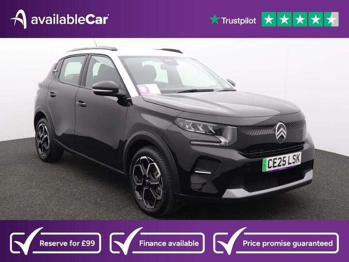 Citroen E-C3 Standard Range 44kWh PLUS Auto 5dr (7.4kW Charger) Citroen E-C3 Standard Range 44kWh PLUS Auto 5dr (7.4kW Charger)