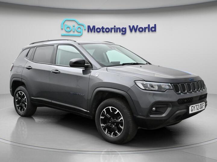 Jeep Compass 1.3 GSE T4 11.4kWh Trailhawk Auto 4xe Euro 6 (s/s) 5dr Jeep Compass 1.3 GSE T4 11.4kWh Trailhawk Auto 4xe Euro 6 (s/s) 5dr