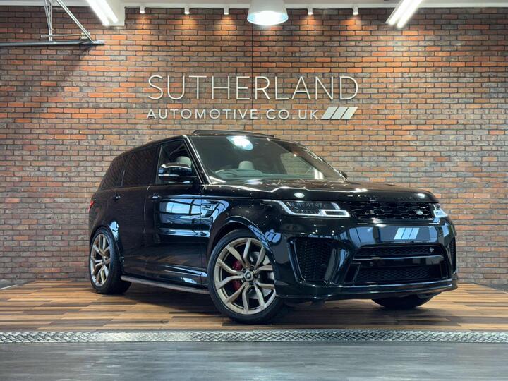 Land Rover RANGE ROVER SPORT 5.0 P575 V8 SVR Auto 4WD Euro 6 (s/s) 5dr Land Rover RANGE ROVER SPORT 5.0 P575 V8 SVR Auto 4WD Euro 6 (s/s) 5dr