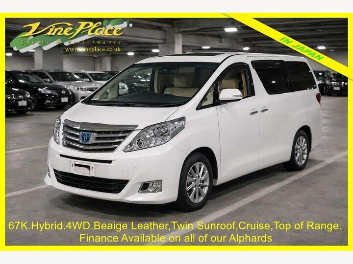 Toyota ALPHARD 2.4 Hybrid 4WD G-L Package, Auto, 7 Seats. + FINANCE AT Www.vineplace.co.uk