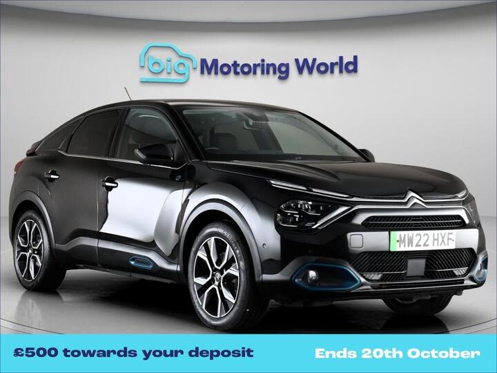 Citroen E-C4 50kWh Shine Plus Auto 5dr (7.4kW Charger)