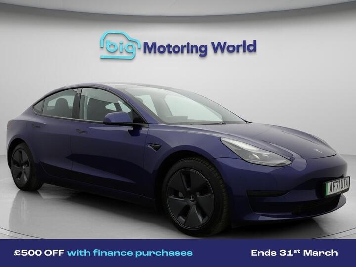 Tesla Model 3 Standard Range Plus Auto RWD 4dr