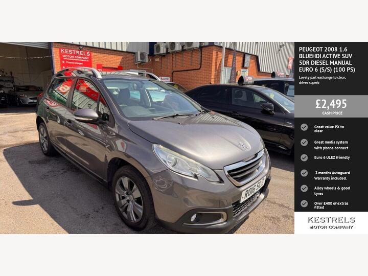 Peugeot 2008 1.6 BlueHDi Active Euro 6 (s/s) 5dr