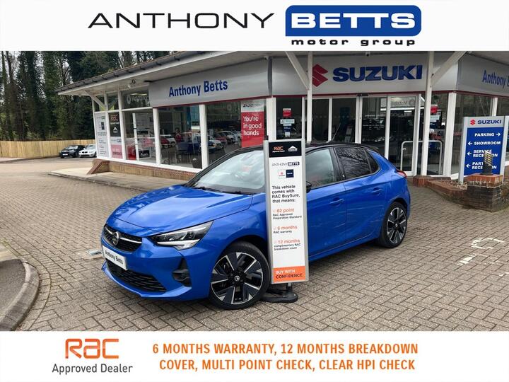 Vauxhall Corsa 50kWh SRi Nav Premium Auto 5dr (7.4Kw Charger)