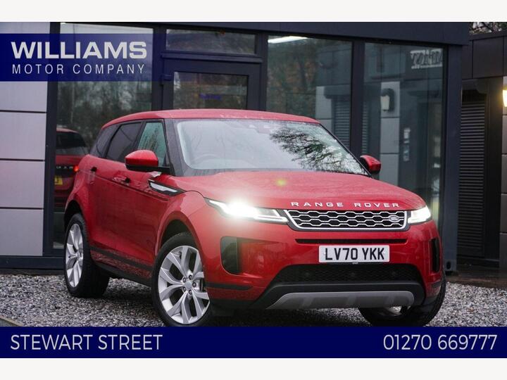 Land Rover RANGE ROVER EVOQUE 1.5 P300e 12.2kWh SE Auto 4WD Euro 6 (s/s) 5dr Land Rover RANGE ROVER EVOQUE 1.5 P300e 12.2kWh SE Auto 4WD Euro 6 (s/s) 5dr