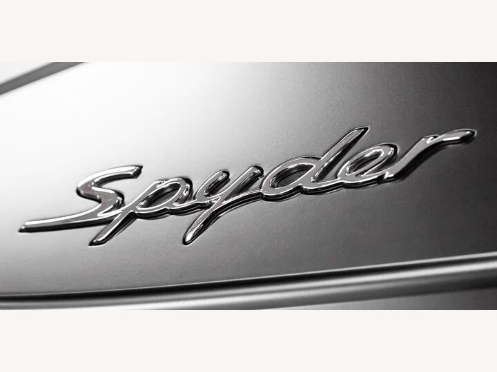 Porsche 718 Spyder 4.0 Spyder Euro 6 (s/s) 2dr