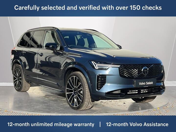 Volvo XC90 2.0 T8 18.8kWh Ultra Dark Auto 4WD Euro 6 (s/s) 5dr